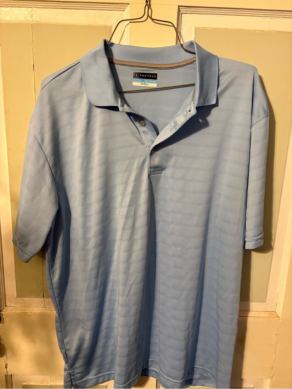 PGA Tour Men's Light Blue Polo